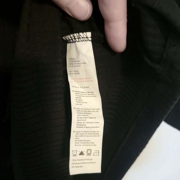 Forever 21 Black Long Sleeved Dress | NWT | Size L - Picture 5 of 6